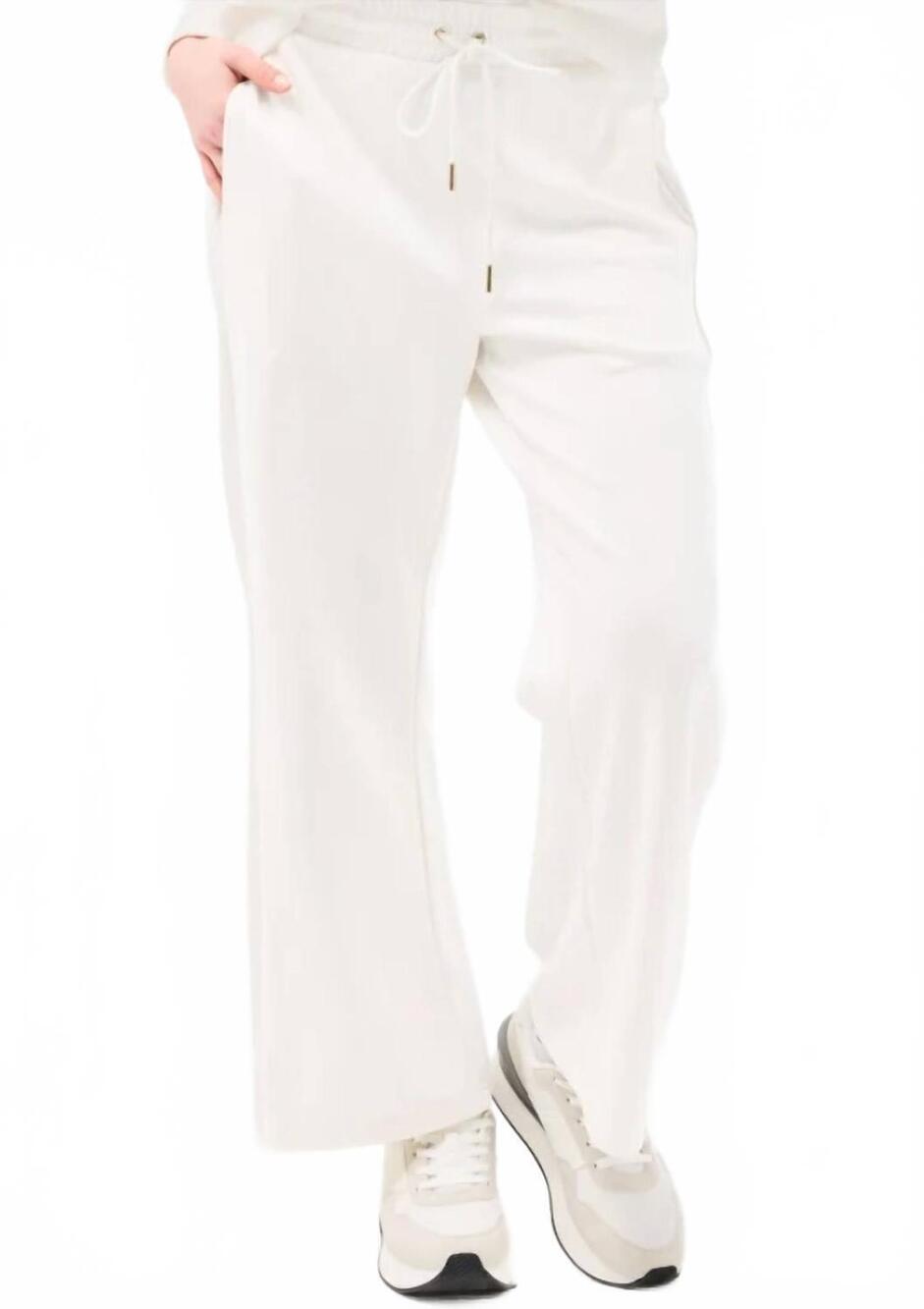 NEW MARY SQUARE hazel track pants in ivory